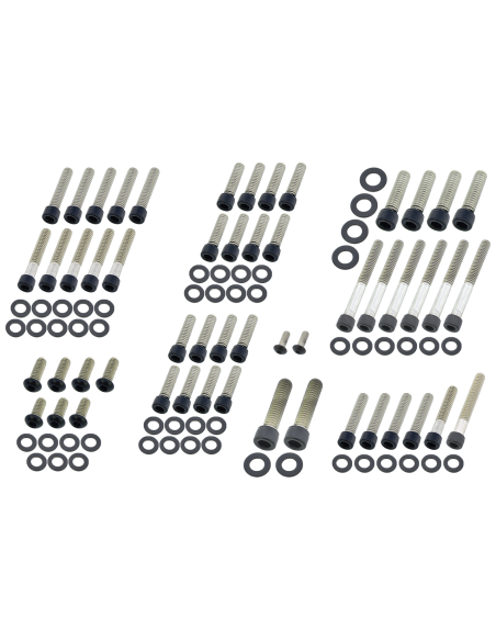 Eng. Bolt Kit Matt Blk FLH/T87-98