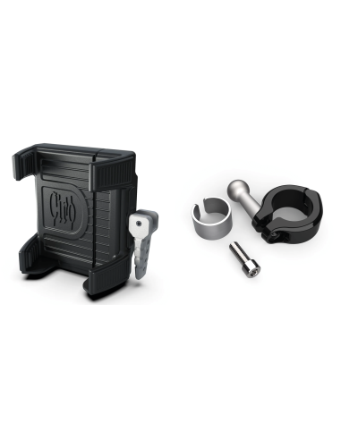 Phone Holder w/o Charger 7/8+1  bars Chr