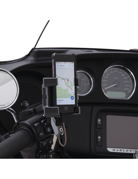 Phone Holder w/Charger perch mnt Chr Phone Holder w/Charger perch mnt Chr