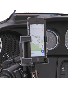 Phone Holder w/Charger perch mount Blk