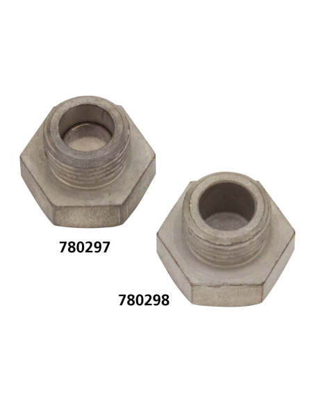 Plug timing/gas/oil tank White, 3/4  hex