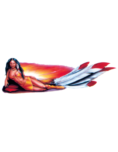 Indian Girl right 2.5"x8"