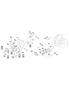 Crank sprocket cam drive TC06-17 2