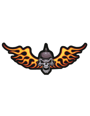 Biker Skull 12.75"x4"