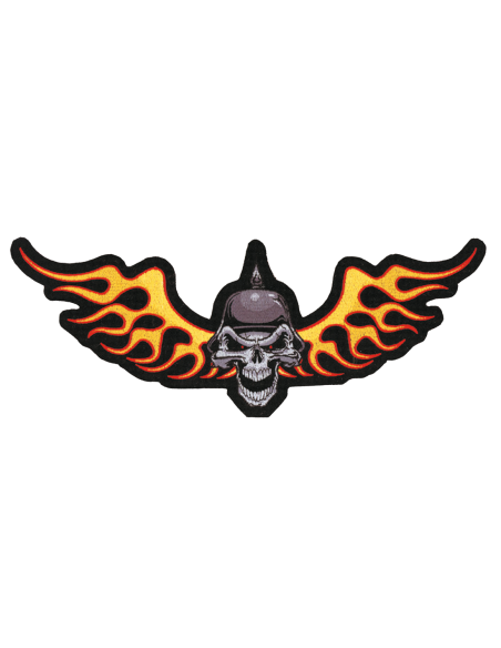 Biker Skull 12.75"x4"