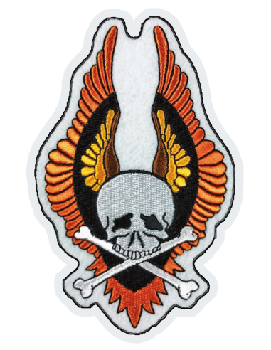 Wing Skull Vintage 4"x5"