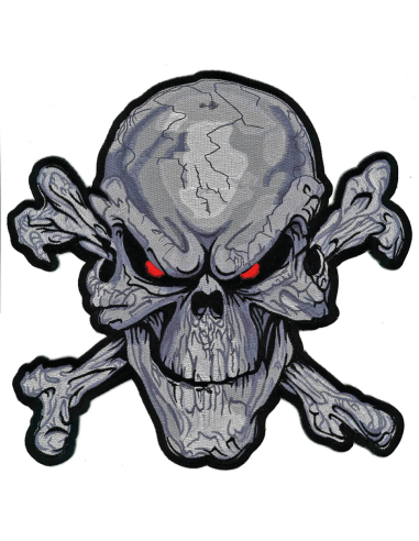 Red Eye Skull 12"x10"