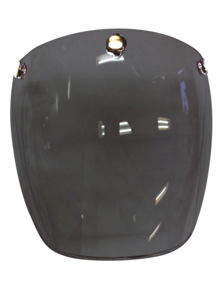 Flat visor, dark smoke