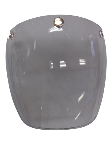 Flat visor, light smoke