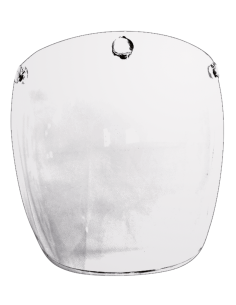 Flat visor, clear