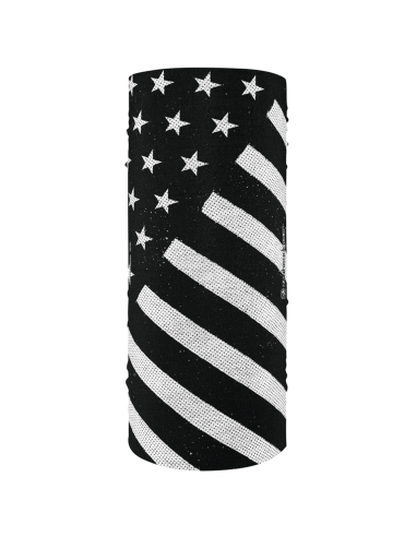 Zan Motley Tube, B&W USA Flag