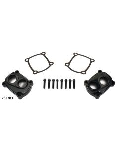 Jims ME17-UP black tappet covers