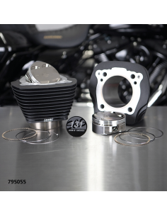 S&S 131CI big bore kit ME17-up all black
