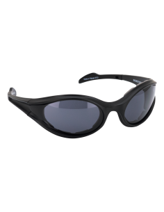 With smoked lenses