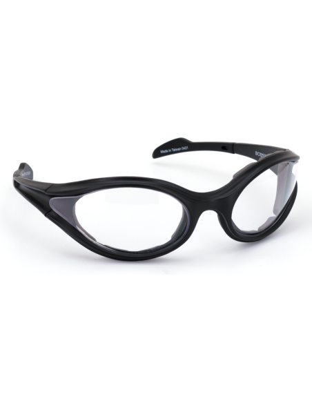 With clear lenses
