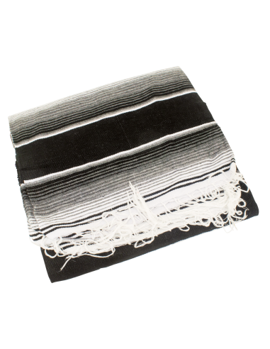 Mexican blanket Serape Black & White