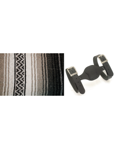 T-leather holder blk w/zpn755301 blanket