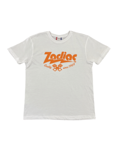 White, men sizes with round neck, Large