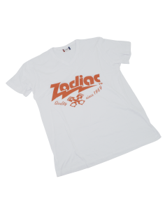 White, women sizes with V-neck, Large