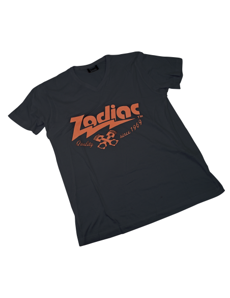 Black, women sizes with V-neck, Large