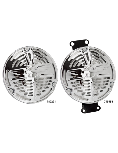 Horn, fits all 1942-1952 45CI, 1942-1948 Big Twin & 1953-1954 Servi-Car (OEM 4801-42 & 69001-42)
