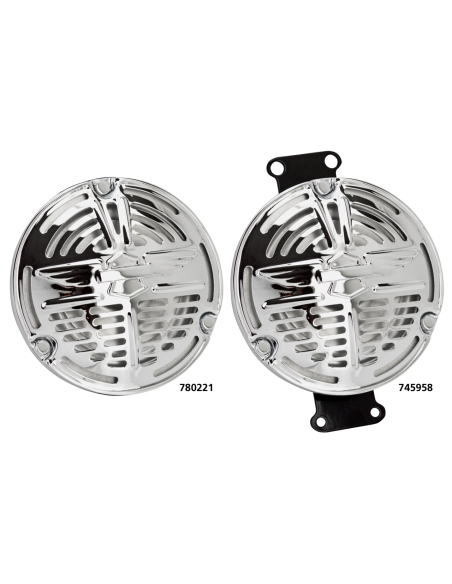 Horn, fits all 1942-1952 45CI, 1942-1948 Big Twin & 1953-1954 Servi-Car (OEM 4801-42 & 69001-42)
