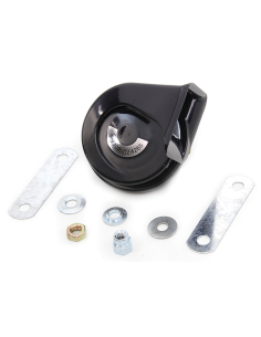 Black 12 Volt horn, E-approved (OEM 69060-90F)