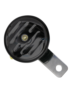 Black grooved cover, single bracket, 65mm