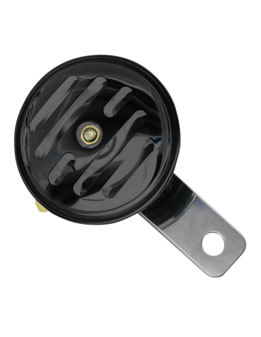 Black grooved cover, single bracket, 65mm