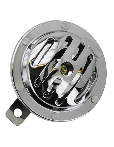 Chrome grooved cover, dual bracket, 100mm