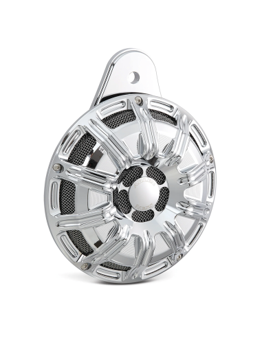Universal mounting, 10-Gauge horn kit chrome