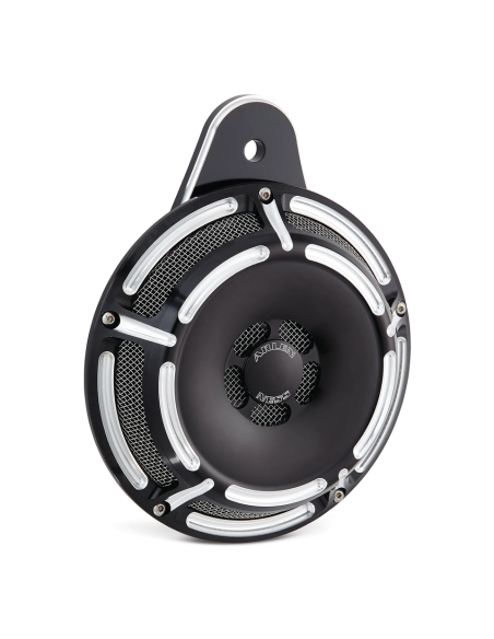 Fits 1991-2022 XL Sportster, Slot Track horn kit black