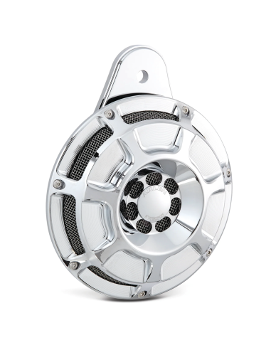 Fits 1991-2022 XL Sportster, Beveled horn kit chrome
