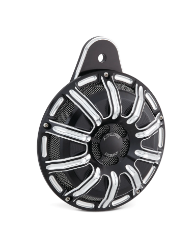 Fits 1991-2022 XL Sportster, 10-Gauge horn kit black