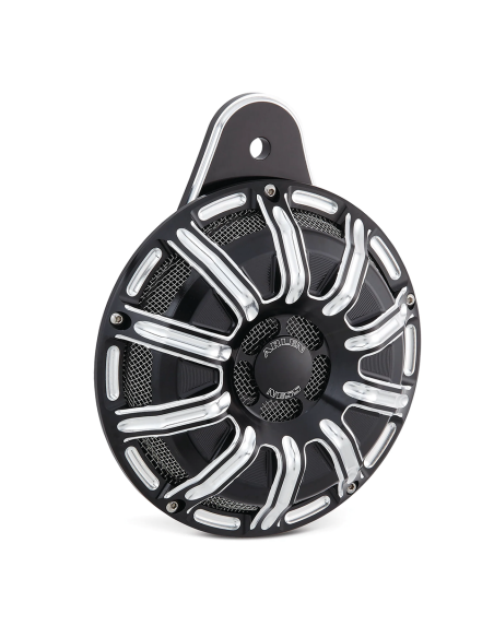 Fits 1991-2022 XL Sportster, 10-Gauge horn kit black