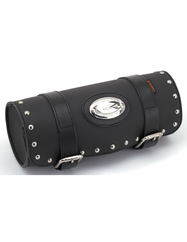 Medium 30cm long, diameter 12cm, Chrome studs