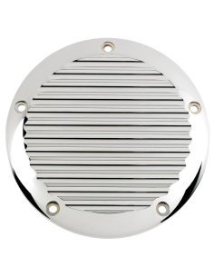 JM Derby Cover Finned Chr FLH/T15-Up