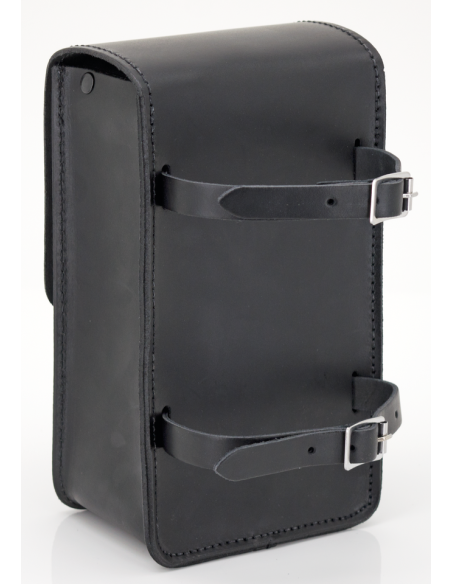 Height 9 1/2" (24cm), width 5 1/2" (14cm) and 3 1/2" (9cm) deep, Sissy bar bag