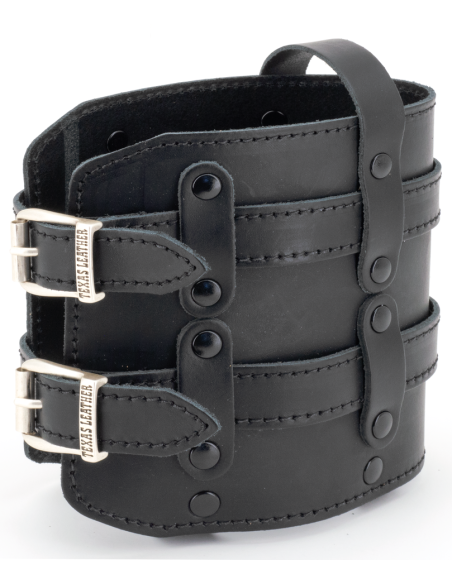 Holder only, Texas Leather holder for 1 litre FuelFriend canister, black
