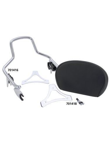 Short Passenger Back Pad Smooth