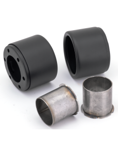 MCJ End Caps Race 90 Straight Black