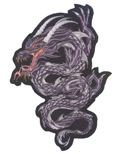 Gray Dragon patch 12 x8.5