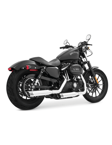 Racing slip on XL14-up chrome/chrome