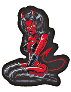 Devil Girl patch 5.25 x4.75