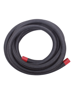 Black nylon braided hose 3/8 x762cm