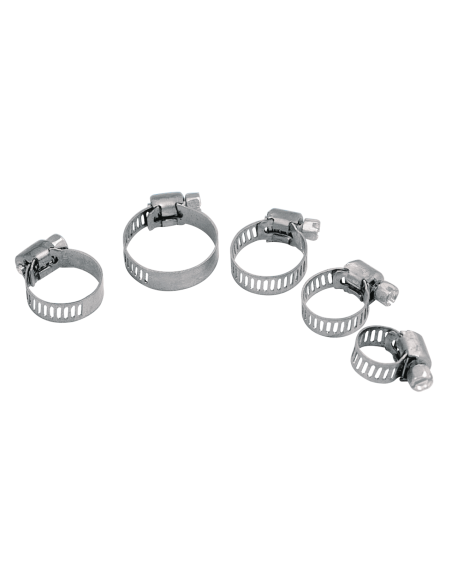 GZP 10pck Hose clamp 1/2  thru 7/8  stai