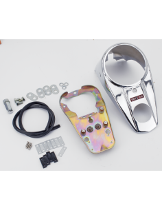 Chrome Two Light Dash Panel FL47-61