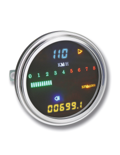 GZP Full digital KPH speedo/tacho cabled