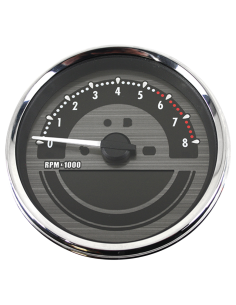 5  Speedo/Tachometer Black KMH/MPH