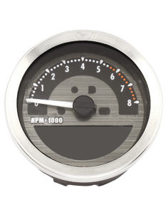 4  Speedo/Tachometer Black KMH/MPH
